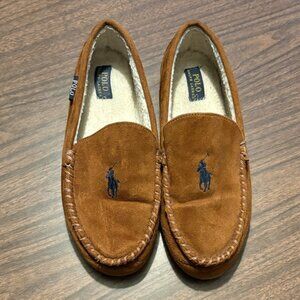 Polo Ralph Lauren Size 10 Slippers Dezi IV Tan